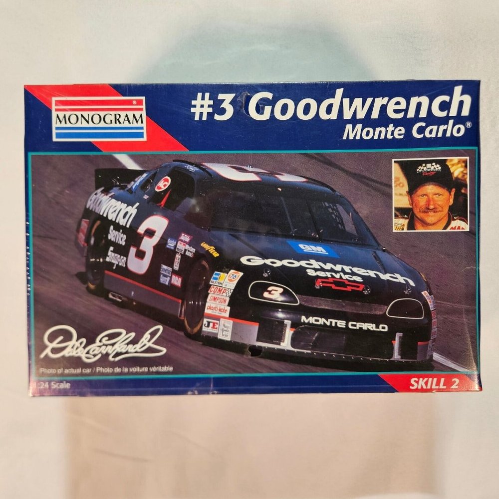 NASCAR #3 Dale Earnhardt Goodwrench Monte Carlo Monogram‎ Model 1/24 SEALED NIB